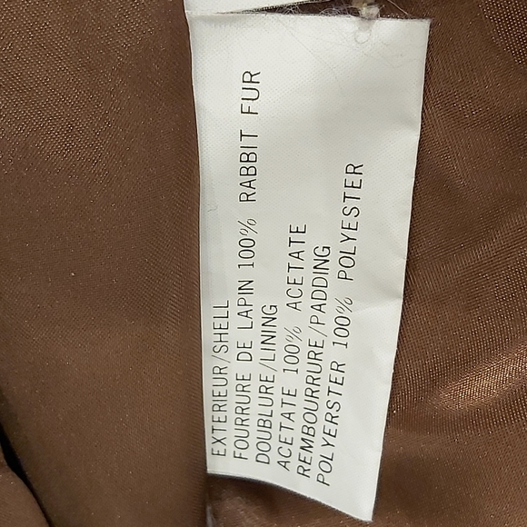 Gorgeous 100% Rabbit Fur Coat - Picture 3 of 4